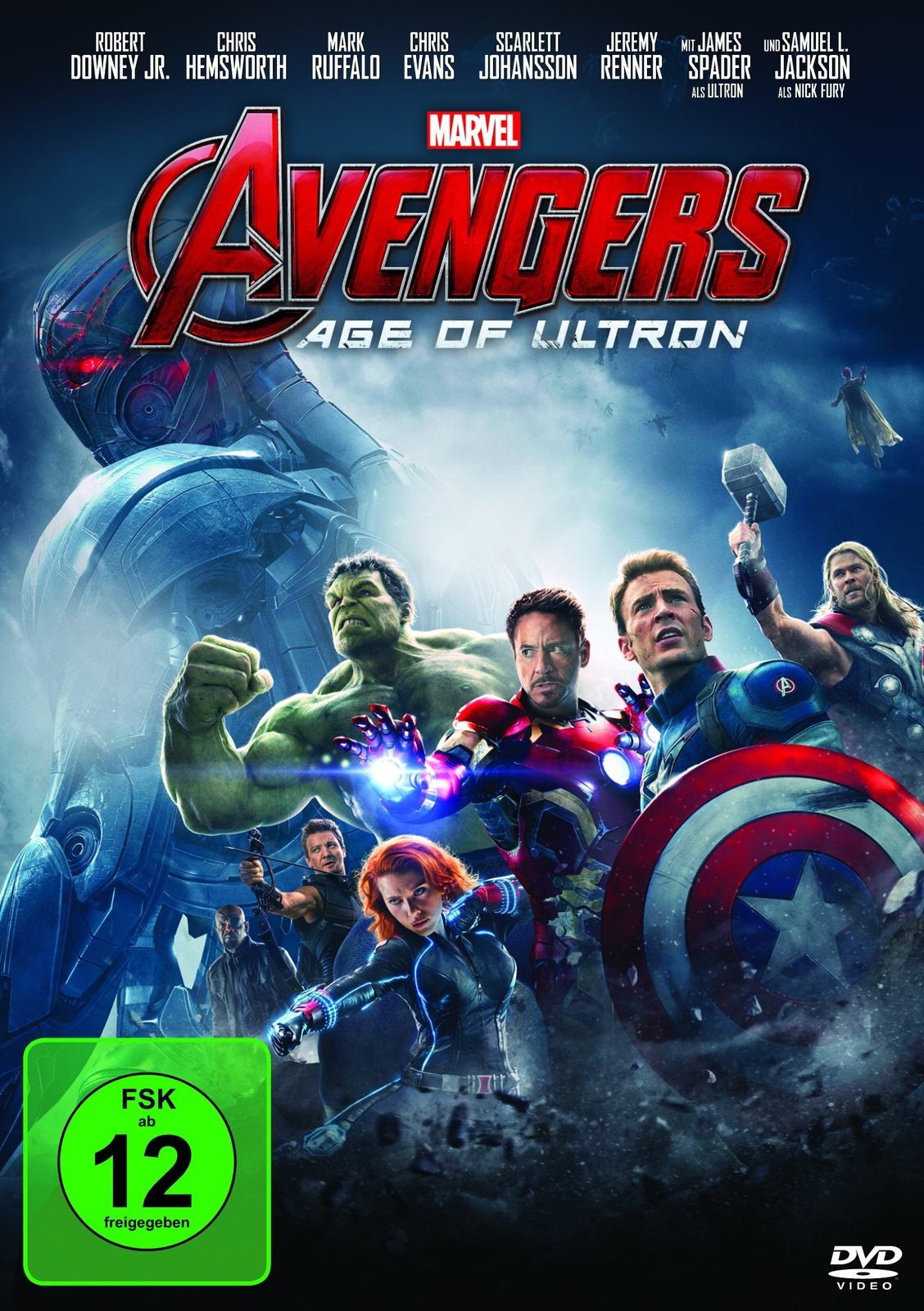 Marvel's The Avengers - Age of Ultron (DVD) Johansson Scarlett Evans Chris Cobie