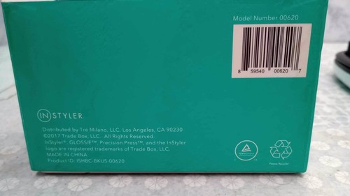 InStyler GLOSSIE Ceramic Styling Brush with Precision Press Black 00620 Tested - Picture 9 of 17