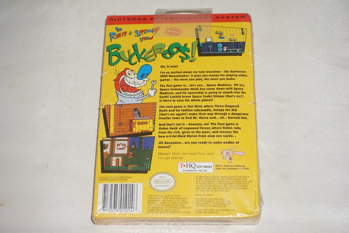 Ren & Stimpy Show: Buckaroo (Nintendo Entertainment System Ren & Stimpy Show: Buckaroo (Nintendo Entertainment System