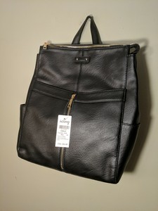 zip top backpack purse
