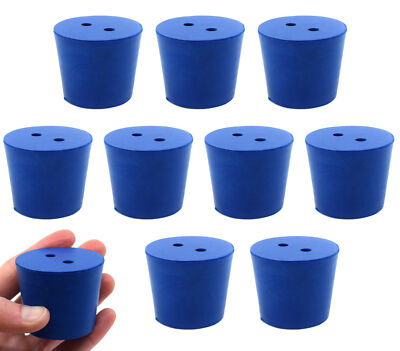 Neoprene Stoppers, 1 Hole, ASTM, Size #5.5, 24mm Bottom, 28mm Top, 25mm - View #11
