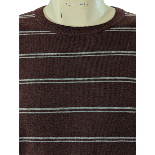 Theory Brown Wool Blend Crewneck Sweater Sz XL NWT $325 - Picture 2 of 5