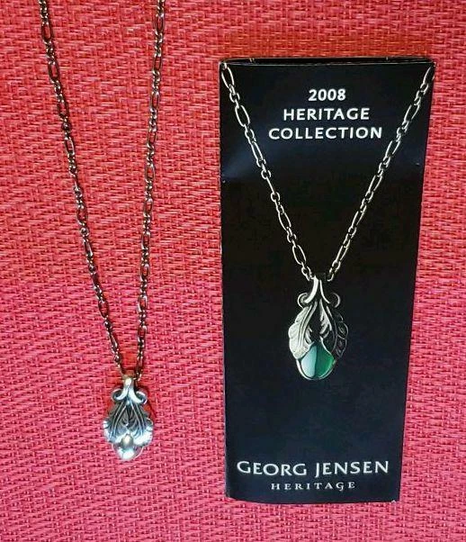 Georg Jensen Necklace 2008 Heritage Sterling Silver 925 Denmark