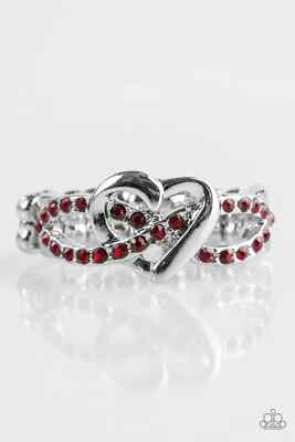 Paparazzi Ring- Heavenly Heart- Red- Heart- Infinity