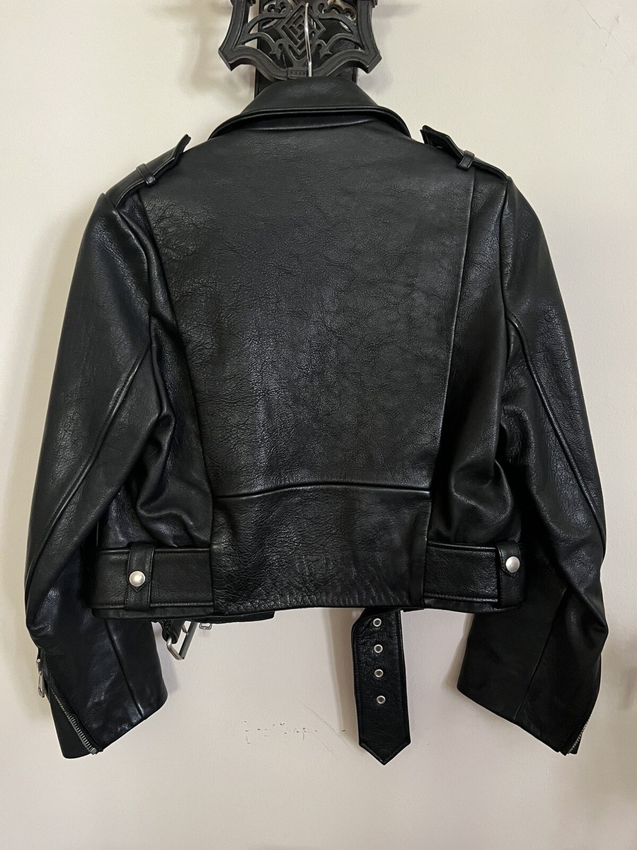 Acne Studios Mape Petit cropped leather jacket Size Medium Acne Studios Mape Petit cropped leather jacket Size Medium