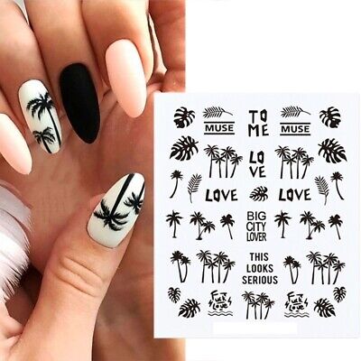 tropical design nails