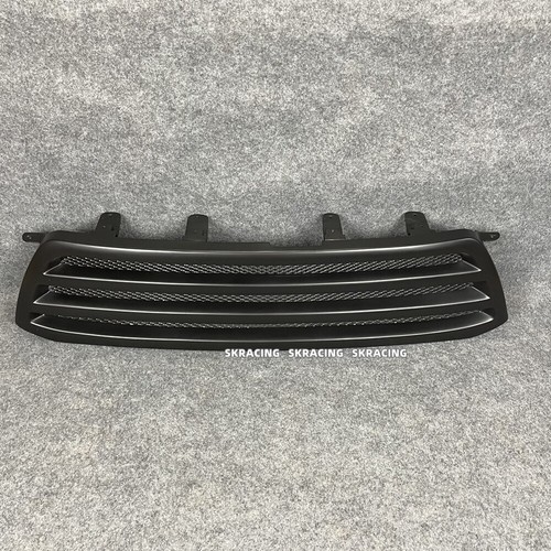 For Toyota Highlander 2008-11 Matte Black Front Center Grille Upper Grill Trim - Picture 7 of 13