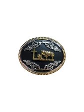 Praying cowboy Western Style Buckle Hebilla Vaquero Oracion Vaquera