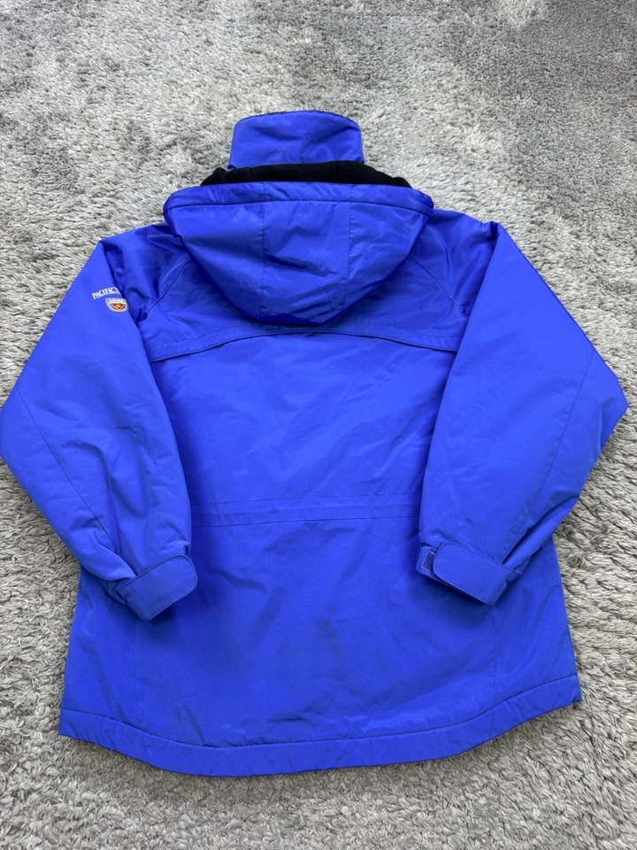 Chaqueta Pacific Trail para mujer XS azul Softshell ventilada con capucha forrada de lana abrigo de esquí Foto 2 de 4