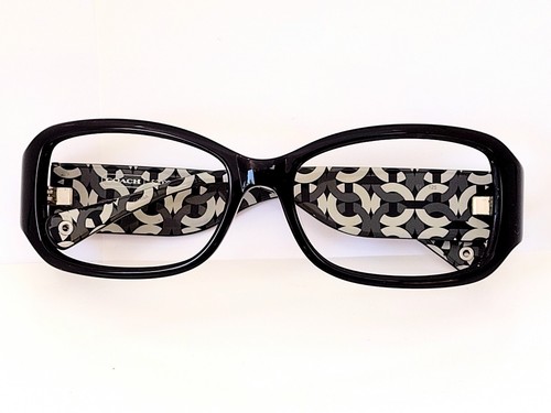 Vintage Coach s2009 Black & White Sunglasses Frame Only - Picture 6 of 10