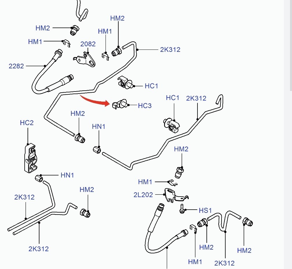 Copper Rear Brake Pipes For Ford Fiesta /Zetec 20022008 & Fusion 2002