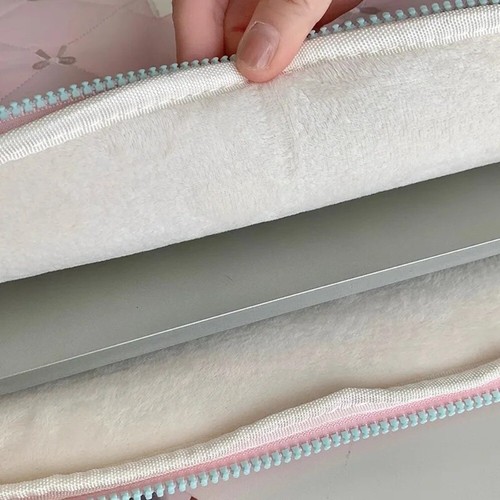 Soft Material Bow Laptop Sleeve Lightweight Shockproof Computer Bag Office - Bild 8 von 16