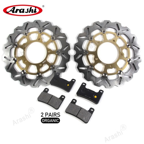 Front Brake Rotor Disc & Brake Pads For Suzuki GSXR1000 GSX-R 1000 2005-2008 K6 - Picture 2 of 10