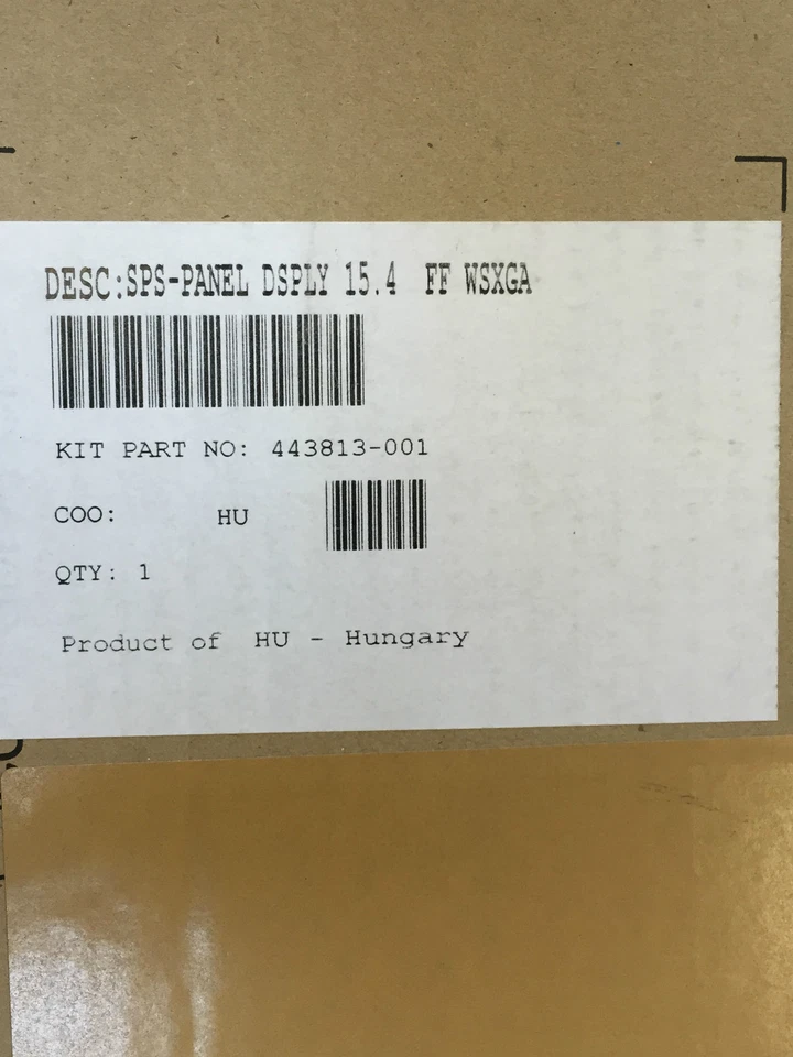 HP Complete Top Half Original 443813-001 15.4" HD FE 90 Days RTB Warranty - Image 4 of 4