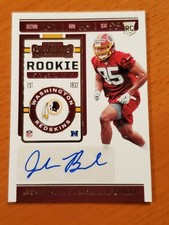 2019 Contenders Rookie Auto #233 Jordan Brailford Washington Redskins 