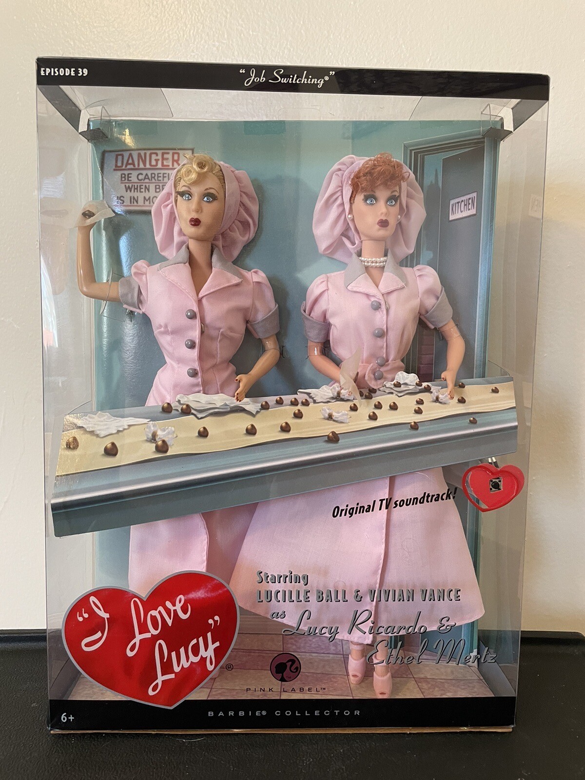 I Love Lucy Barbie Pink Label “Job Switching” Lucy and Ethel dolls eBay