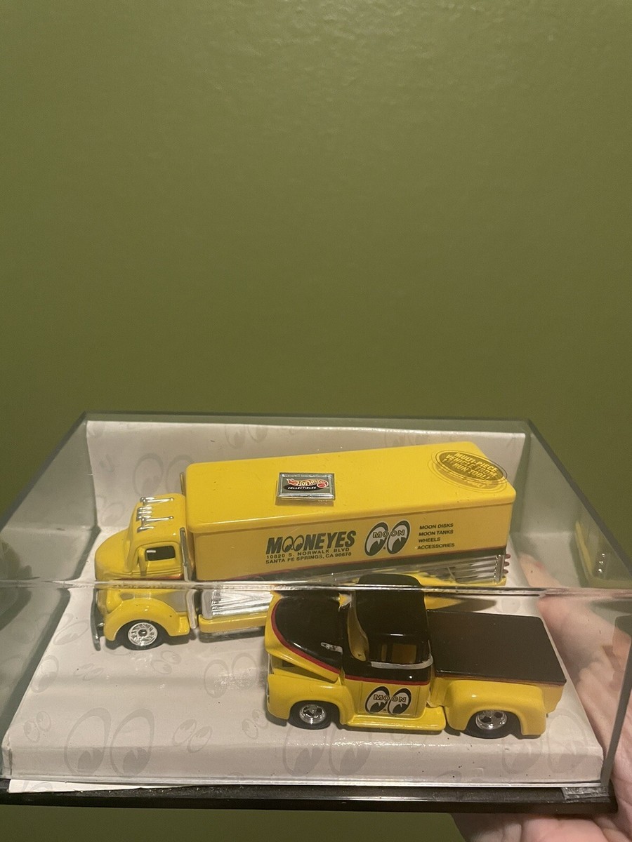 100% ホットウィール MOON Equipped truck set Hot Wheels 100 Moon Equipped 2 Car Set Mooneyes 1938 Ford
