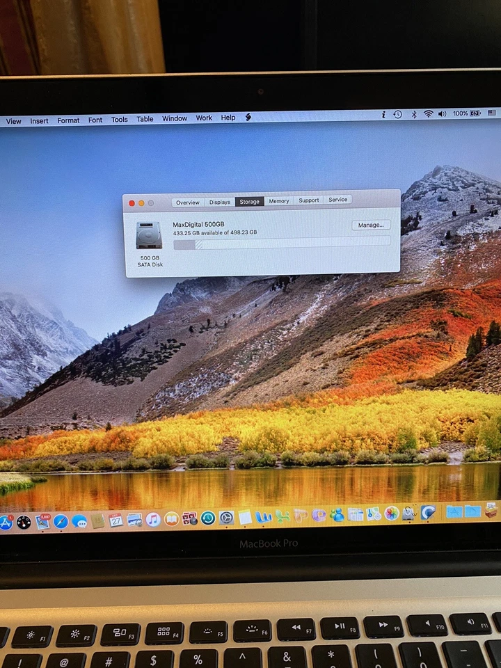Apple MacBook Pro 15" Early 2011 Intel Core i7- 8GB RAM 500 HDD GPU Issue - Image 3 of 4