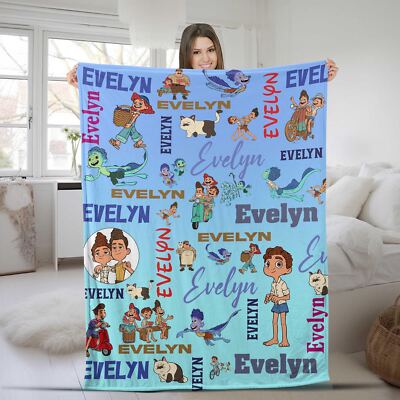 Personalized Luca Blanket/Luca Birthday Blanket/Luca Birthday Blanket