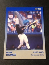 1991 Star Frank Thomas Blue/Grey Frank Thomas #10