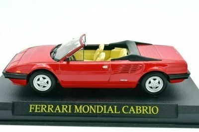 Ferrari Mondial Cabrio Rouge Metal Anniversaire Gateau Echelle 1 43 Altaya Ebay