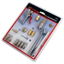 Air Tool Accessory Kit - 17pc. air accessory tool kit with blow gun.