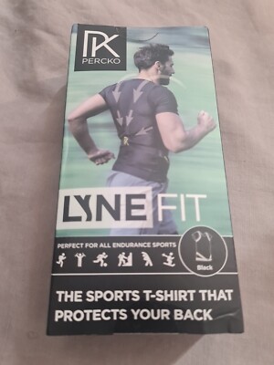 PK PERCKO LYNE FIT MEN T-SHIRT AND POSTURE SHIRT, BLACK COLOUR