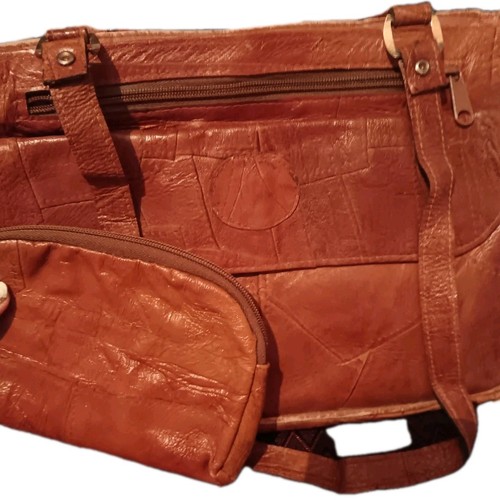 Rare Vintage Personalized Leather Mulberry Purse