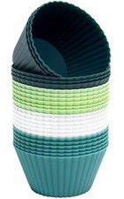 Extra Large Silicone Cupcake Muffin Cups 24 Pcs 3.54 Inch 