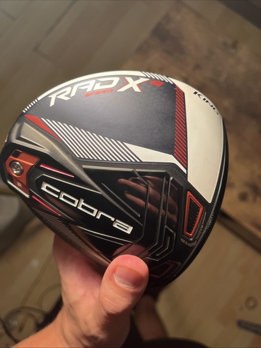 Cobra RAD Speed XB 9.0° Driver Hzrdus RDX Smoke  6.0 60g Stiff Flex Headcover - Picture 4 of 13