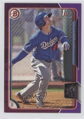 2015 Bowman Prospects Purple 34/250 Scott Schebler #BP119 2f9