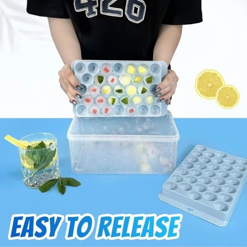 3 Layer Ice Cube Molds Creative Ice Ball Storage Box Ice Cube Maker Box Summer - Picture 7 of 14