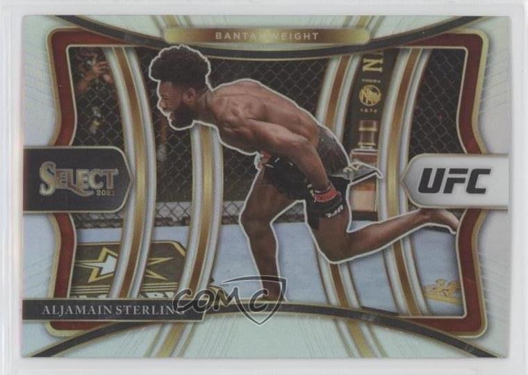 2021 Panini Select UFC Premier Level Silver Prizm Aljamain Sterling #151 1wv
