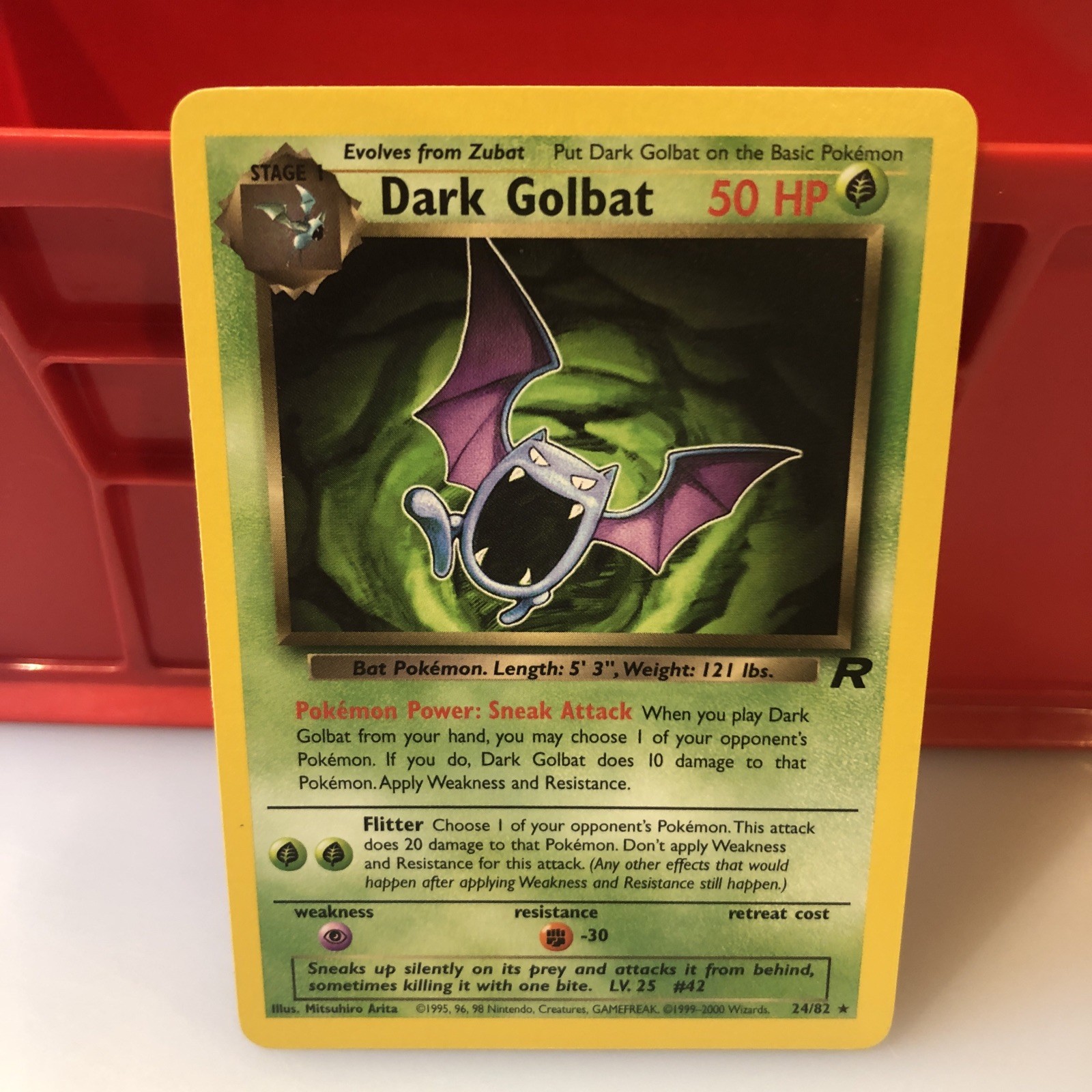 Dark Golbat (24) 24/82 Team Rocket Rare Unlimited Pokemon TCG