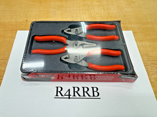 Snap-on Tools USA NEW 3pc ORANGE Soft Grip Mini Slip Joint Pliers Set ...