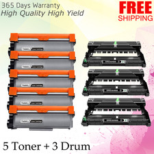 5x TN660 Toner   3x DR630 Drum SET For Brother MFC-L2700DW HL-L2340DW HL-L2360DW