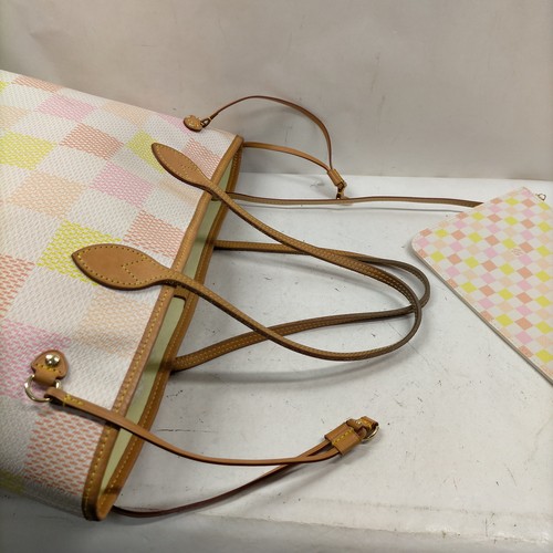 Louis Vuitton LV Tote Bag N40668 Neverfull MM Damier Luscious 2552334 - Imagen 10 de 21
