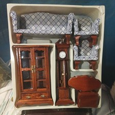 Vintage Carol Wright 7 Pc Livingroom Dollhouse Furniture