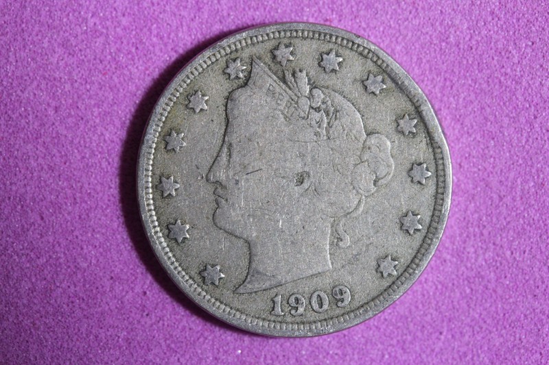 ESTATE FIND 1909 - LIBERTY V NICKEL #K61903
