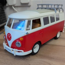 Playmobil 70176 Volkswagen VW Red split screen Camper Van T1 Camping Bus - used 
