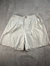 Bill Blass Vintage Jeans Bermuda Shorts Womens 12 High Rise Pleated Cotton