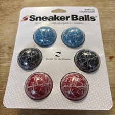 Sneaker Balls Shoe Fresheners Glitter Scent Assorted Colors 6 Pack