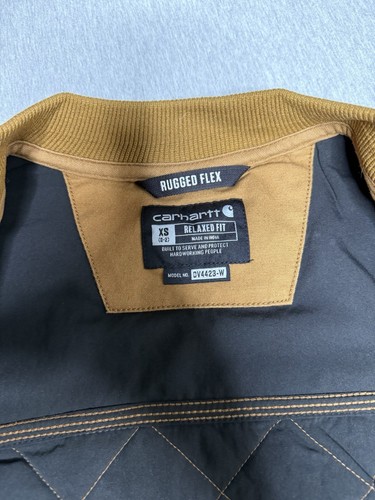 Carhartt Womens Quilted Rugged Flex Relaxed Fit Vest Sz Xs - Picture 4 of 6