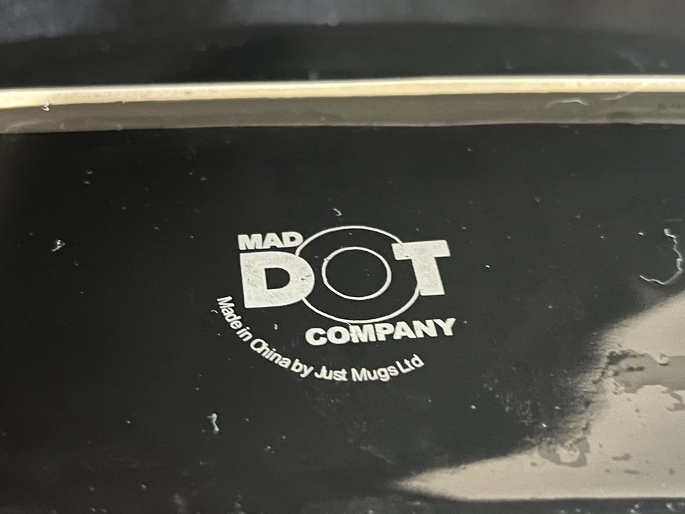 Mad Dot Company Black And White Polka Dot Butter Dish - Image 3 of 3