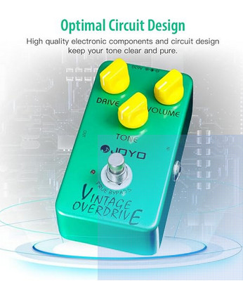 Joyo JF-01 Vintage Overdrive Gitarren-Effektpedal Tubescreamer Klon UK-Bestand