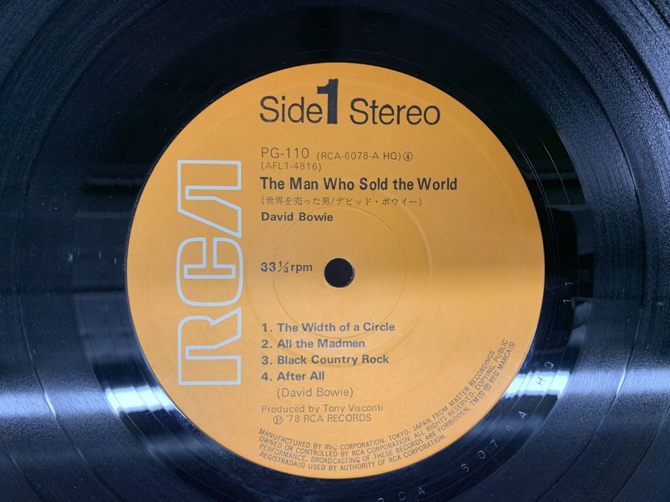 David Bowie The Man Who Sold The World Japan LP [52151ER] | eBay