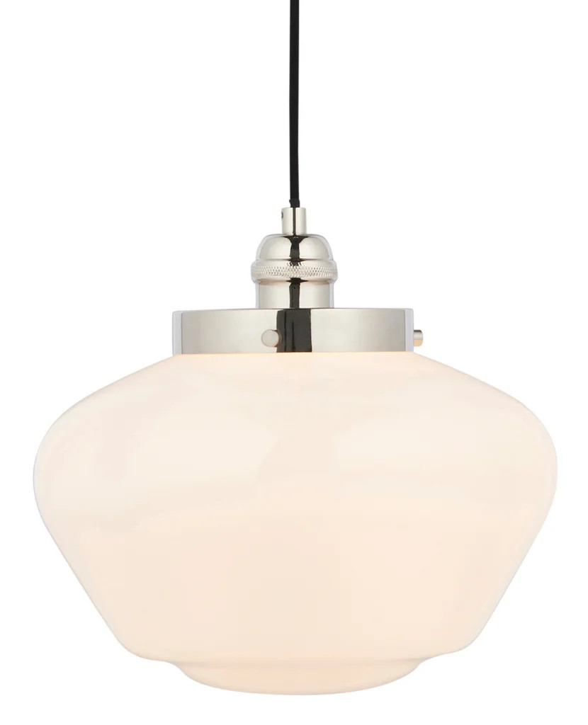Ceiling Light Silver Camberley Bright Nickel Opal Endon 96174
