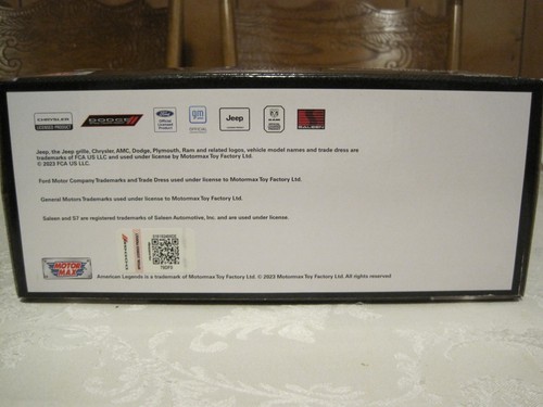 MOTORMAX AMERICAN LEGENDS PREMIUM DIE CAST 1969 DODGE CORONET 1:24 SCALE - Picture 14 of 15