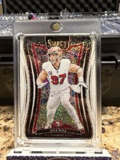 Nick Bosa 2024 Select Football Suite Level White Sparkle SSP
