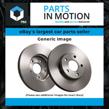 2x Brake Discs Pair Vented fits SUZUKI SX4 1.6 Front 2006 on 280mm Set Quality